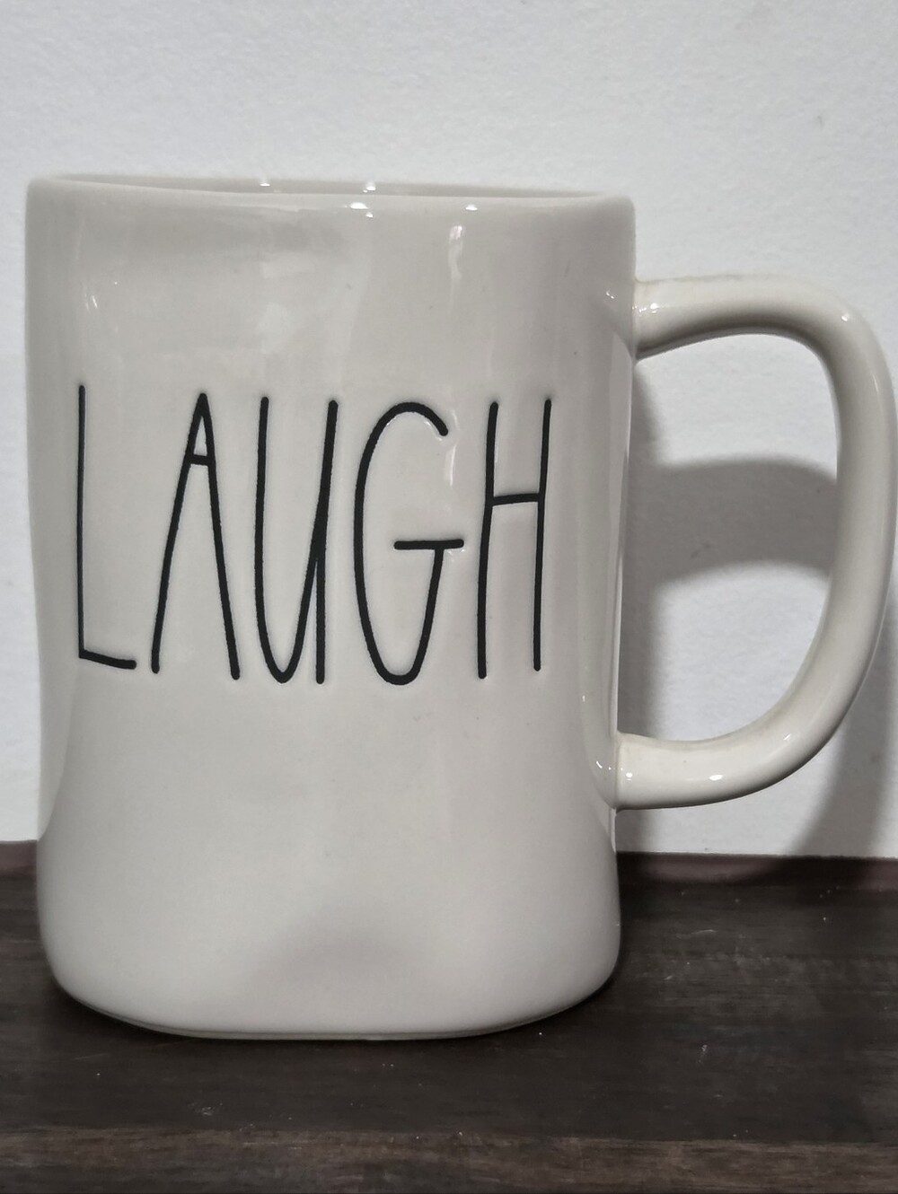 Rae Dunn LAUGH Coffee Mug